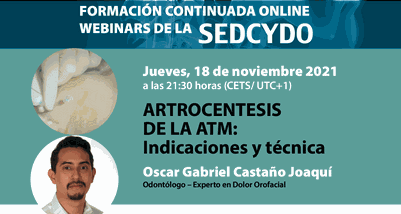 ARTROCENTESIS DE LA ATM: Indicaciones y técnica